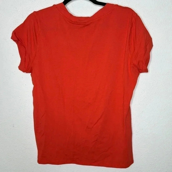 Chris.ton New red plus size 1x short sleeve jersey top - Picture 2 of 4
